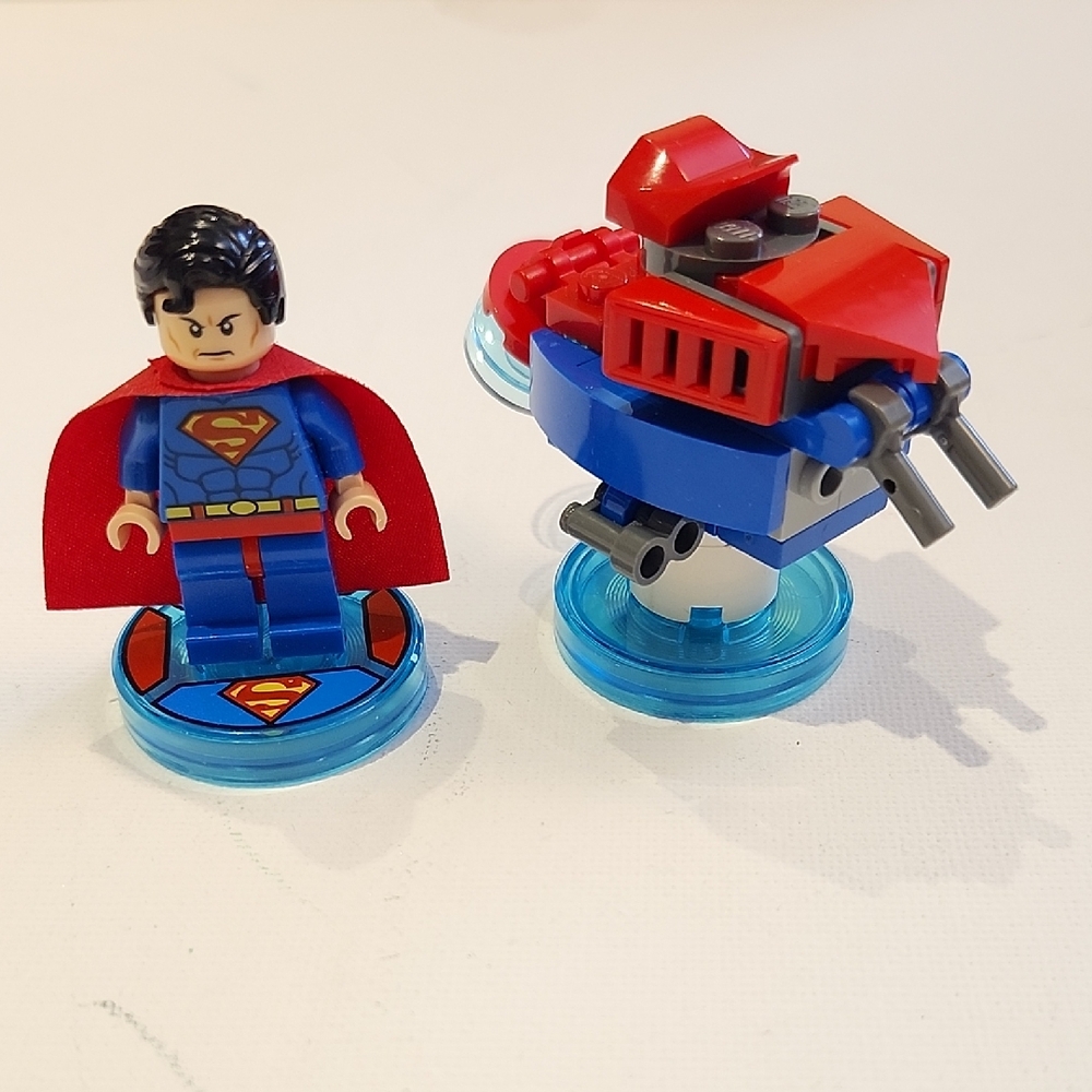 Lego Dimensions Superhero Building Block Set with Red and Blue Colors
